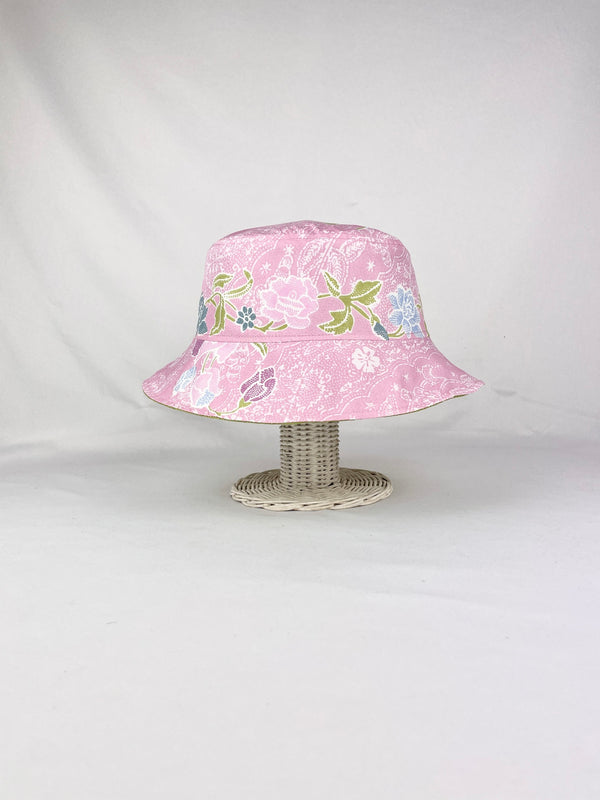 Batik Bucket Hat in Pink