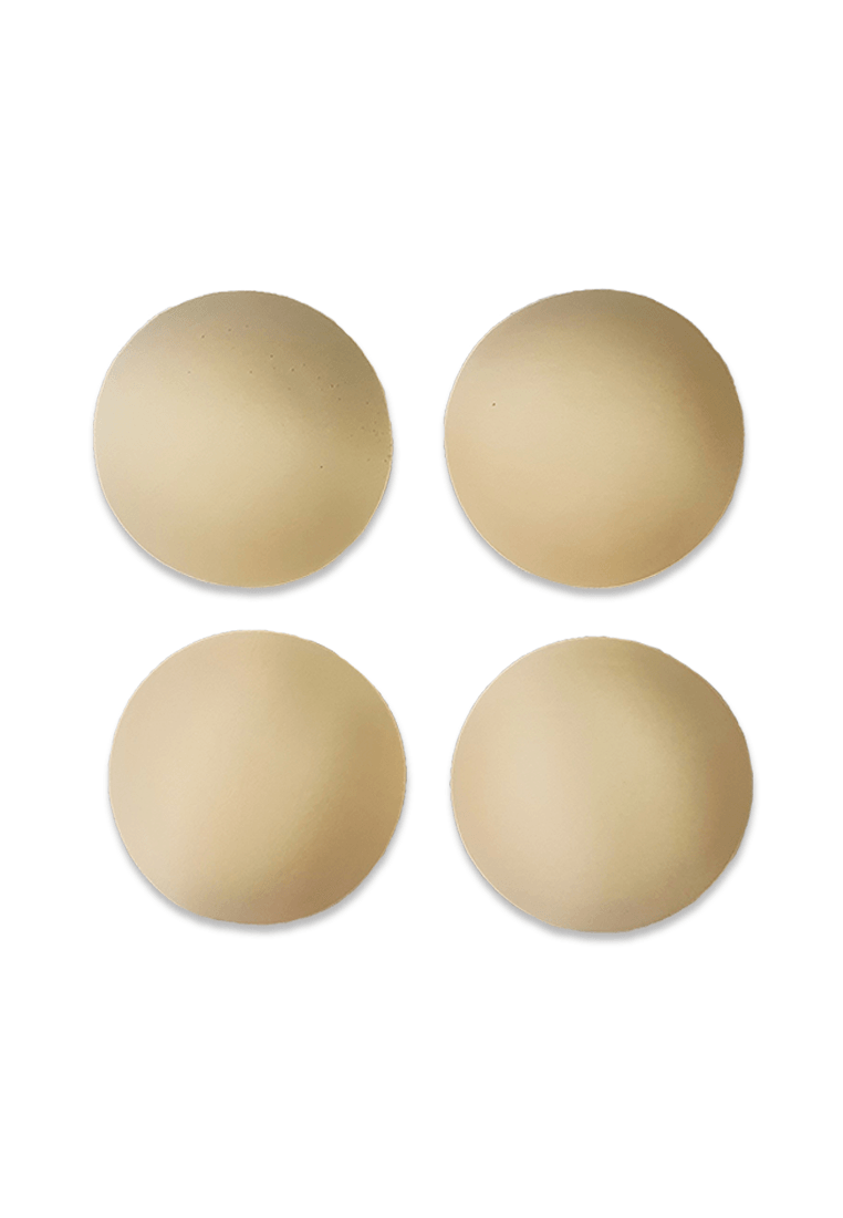 Ultimate Round Push Up Pad Enhancer for Swimwear/Sports Bra in Beige (2 Pack) - Pink N' Proper