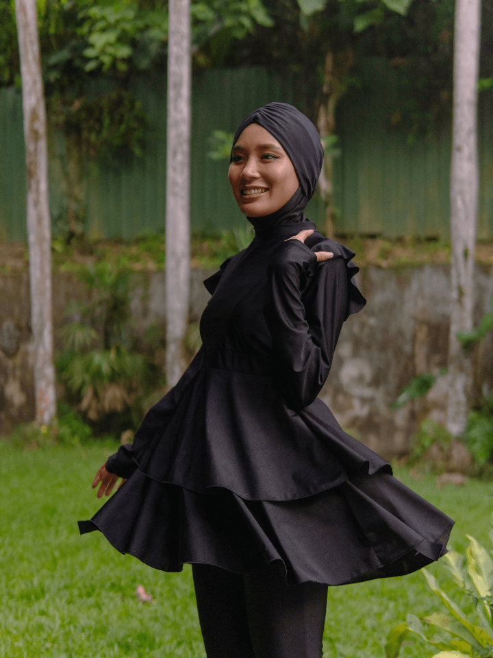 Peplum dress shop muslimah