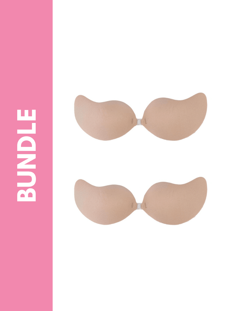 Ultimate Silicone Reusable Adhesive Winged Enhancer Bundle Pack in Skin (2 Pack) - Pink N' Proper