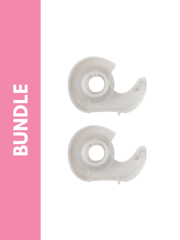 Ultimate Fashion Double Sided Tape with Dispenser Bundle Pack (2 Pack) - Pink N' Proper