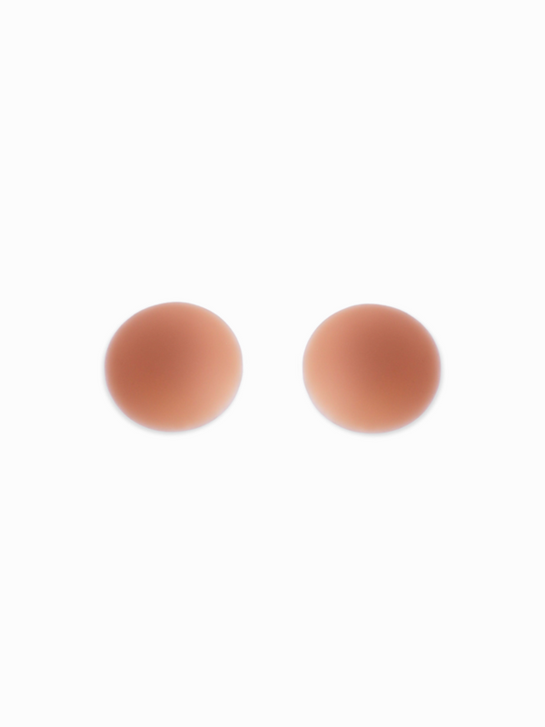 Ultimate Silicone Reusable Seamless Waterproof Stick On Nipple Pasties in Caramel