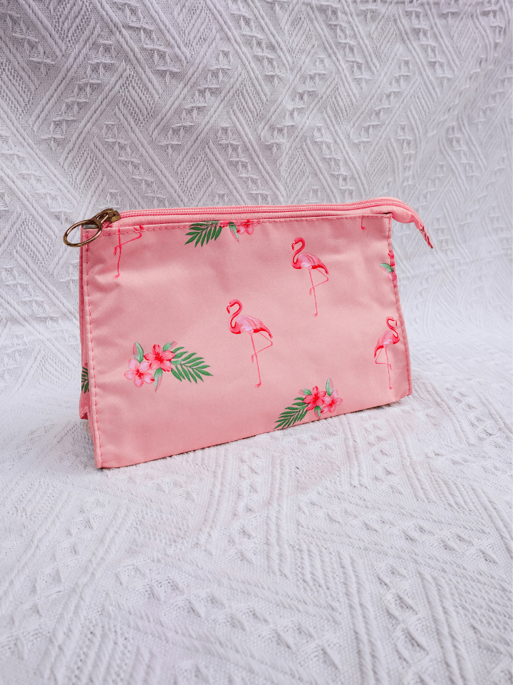 Bikini Bag with Neck Pillow - Pink N' Proper