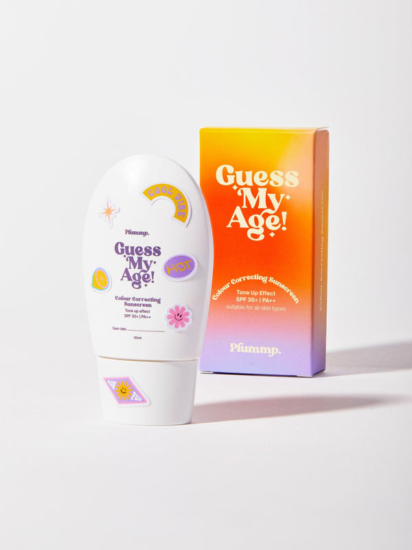 Guess My Age! Colour Correcting Sunscreen SPF 30+ PA++ 30ml - Pink N' Proper