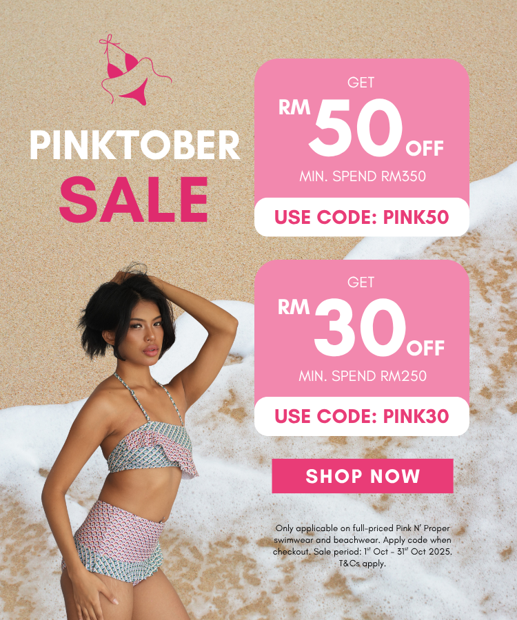 Pink N' Proper Online Malaysia Bikini Swimwear Beachwear Shopping