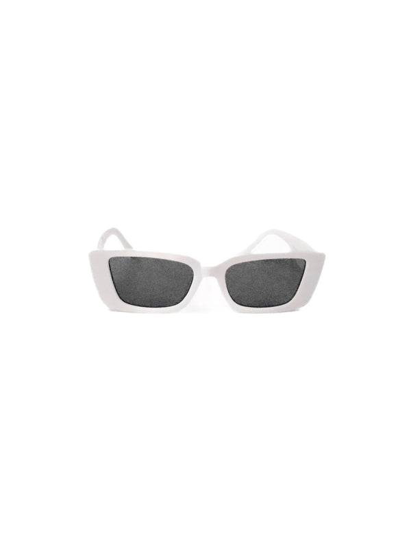 Seven Seas Aqua Square Frame Sunglasses in White