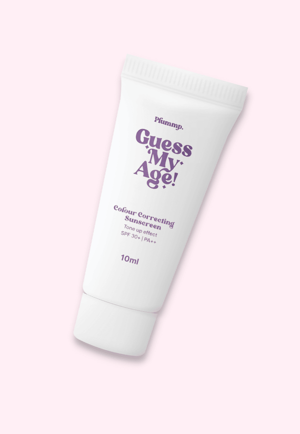 Guess My Age! Colour Correcting Sunscreen SPF 30+ PA++ 10ml (Travel Size) - Pink N' Proper