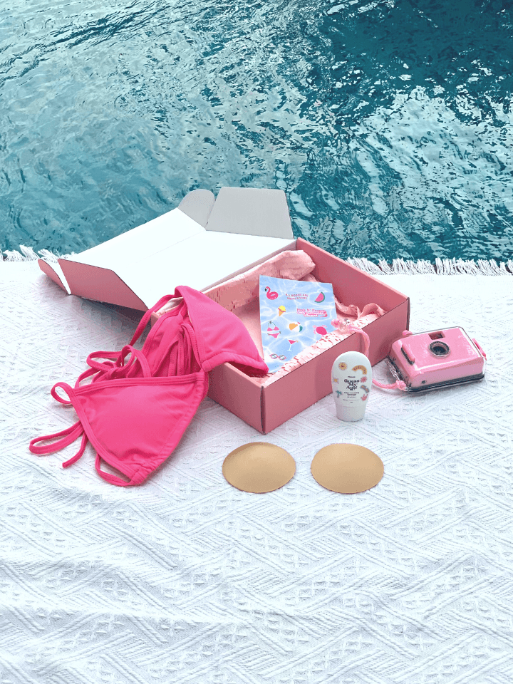 Summer Girl Gift Box & Guess My Age! Sunscreen SPF30+ Bundle Set - Pink N' Proper