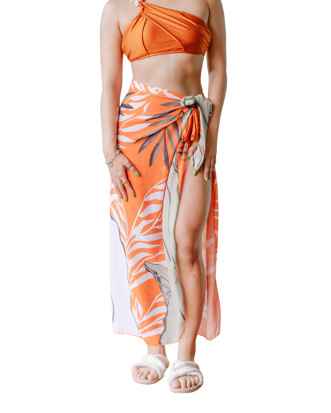 Pink N' Proper - OPULENCE ETHEREAL Ophelia Chiffon Wrap Skirt in Brown - Women Stylish Beachwear Swimwear Bikini Malaysia