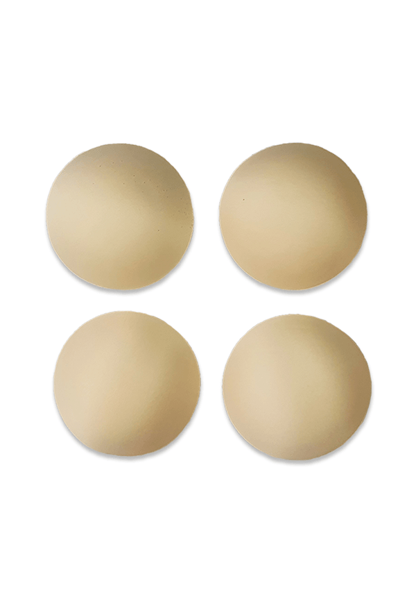 Ultimate Round Push Up Pad Enhancer for Swimwear/Sports Bra in Beige (2 Pack) - Pink N' Proper