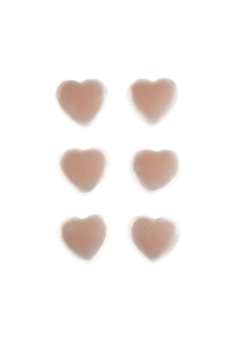 Ultimate Silicone Heart Reusable Stick On Nipple Pasties (3 Pack) - Pink N' Proper