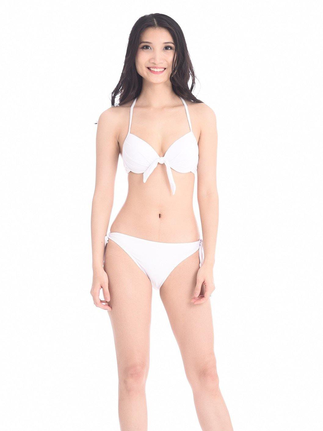 White Basic Push Up Bikini - Pink N' Proper