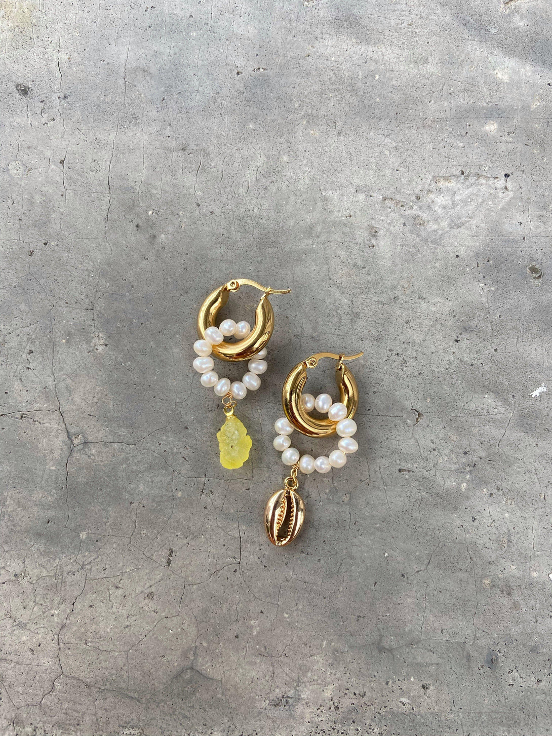 Summertime Dream Earrings in Lemon Brucite - Pink N' Proper