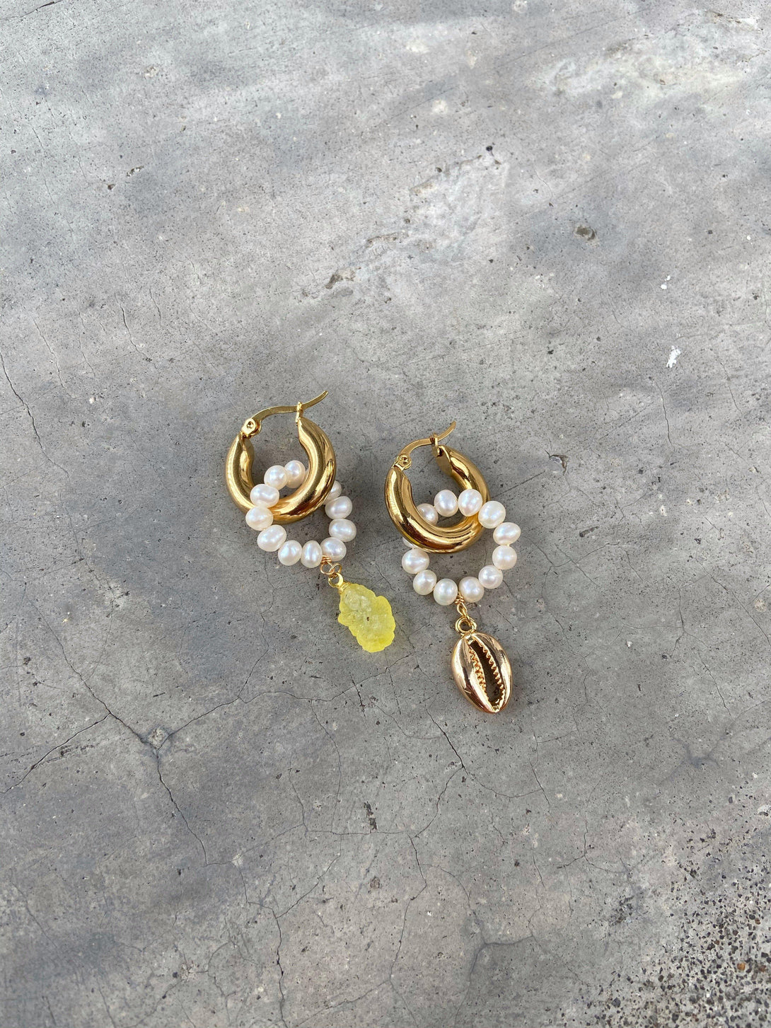 Summertime Dream Earrings in Lemon Brucite - Pink N' Proper