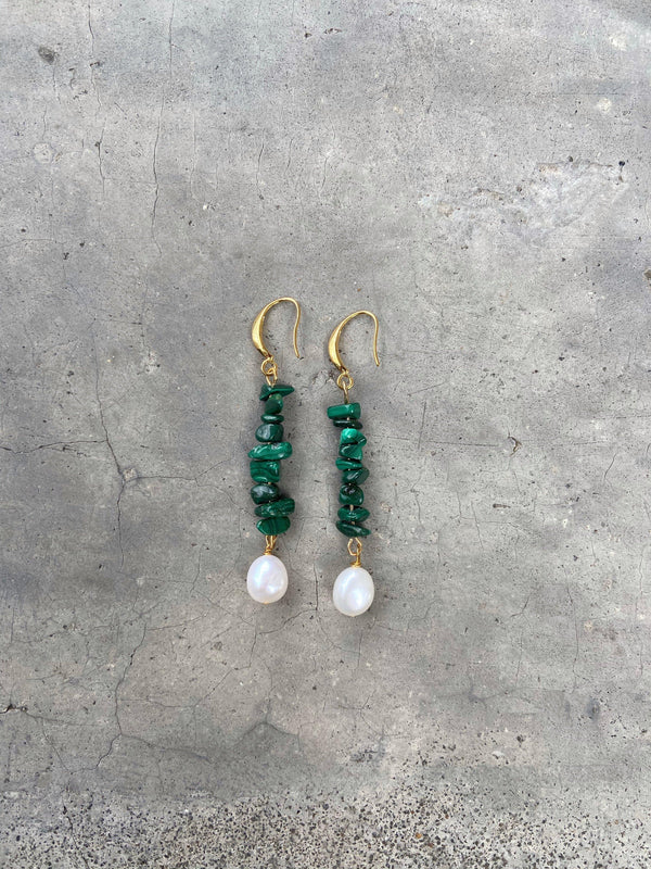 Emerald Dream Earrings - Pink N' Proper