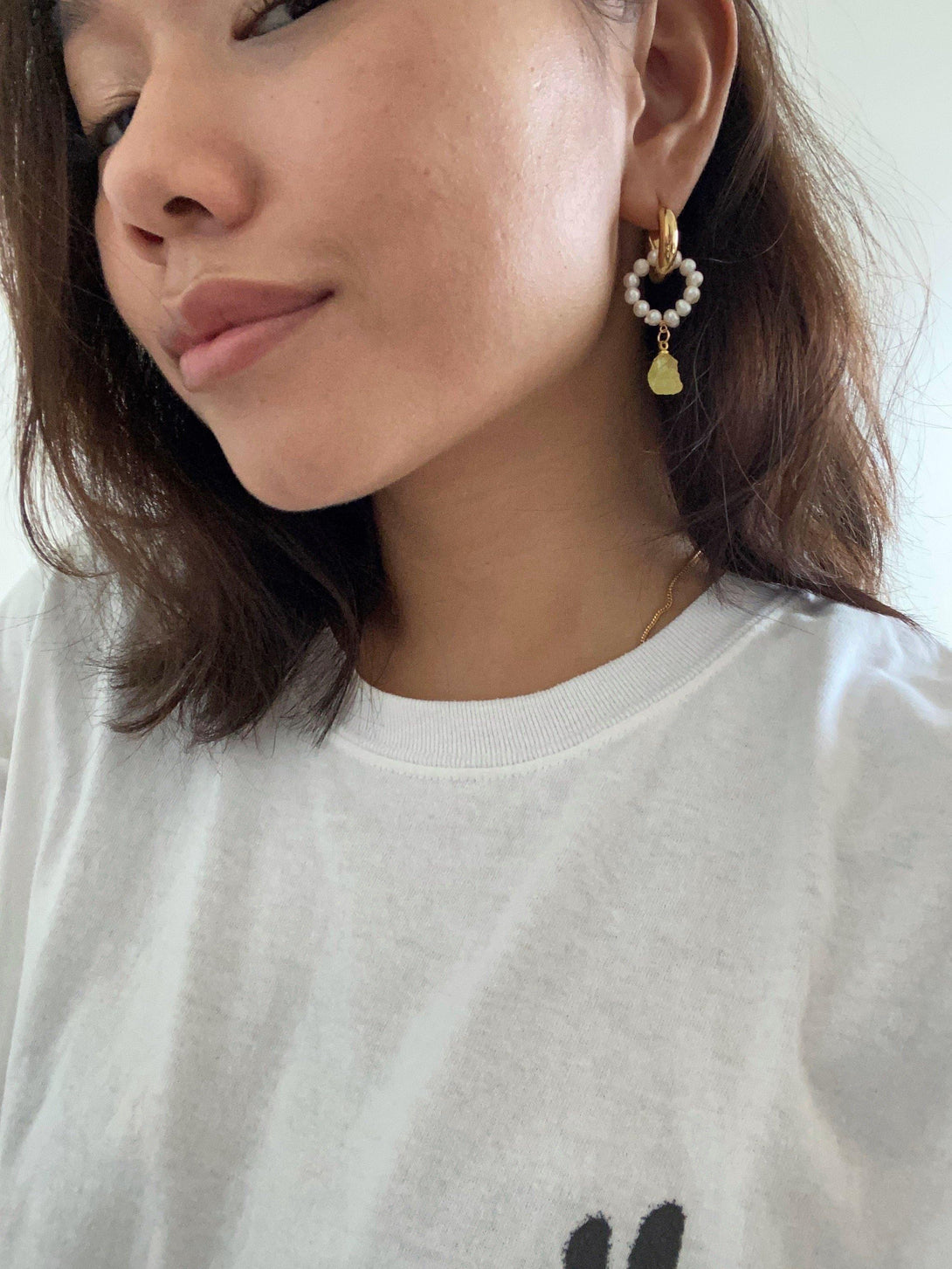 Summertime Dream Earrings in Lemon Brucite - Pink N' Proper