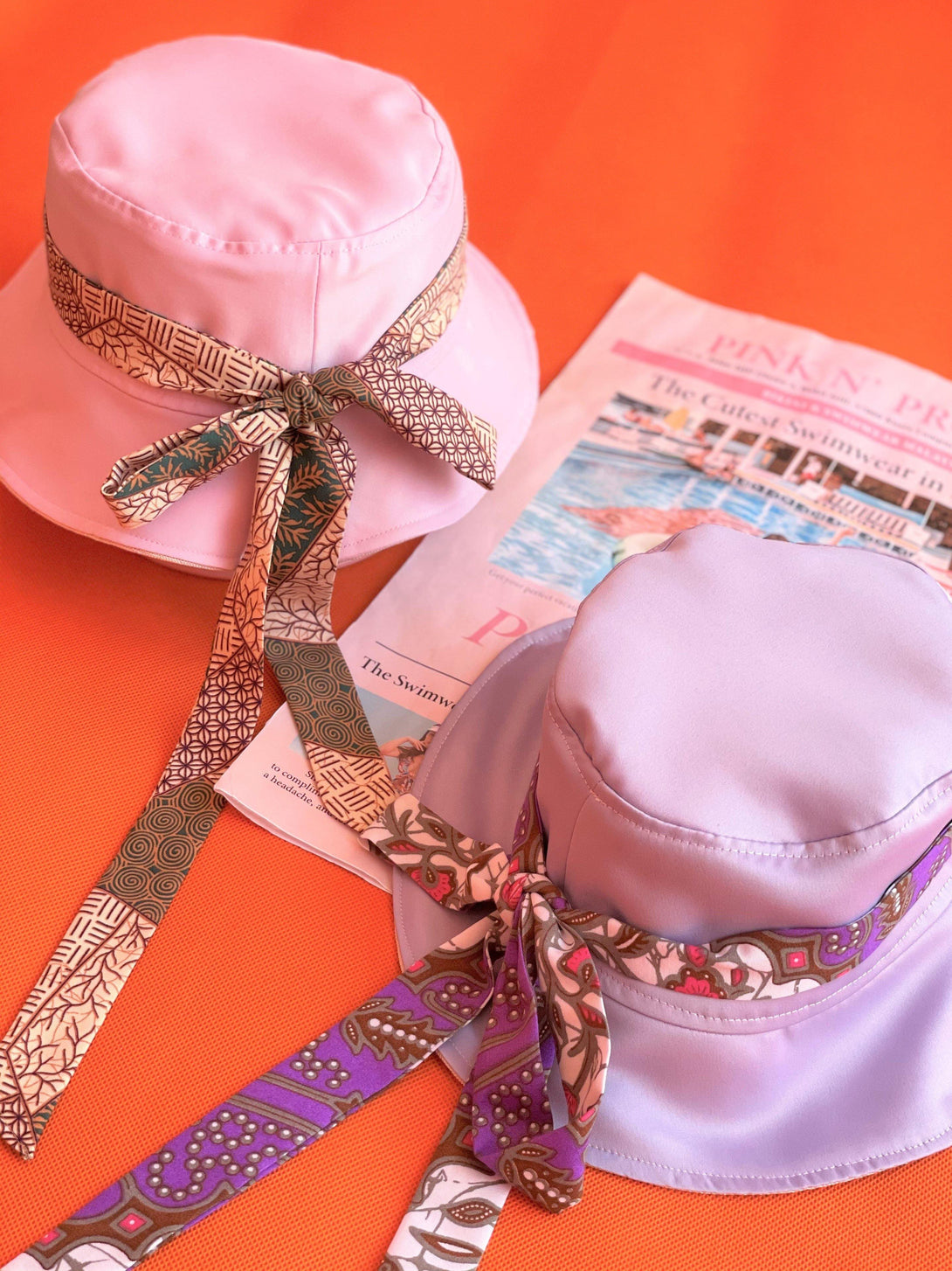 Satin Bucket Hat in Light Pink - Pink N' Proper