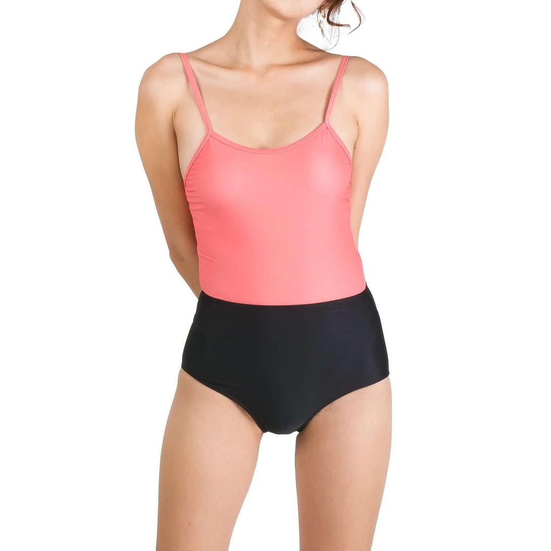 Pink N' Proper:Ae-ri Colour Block Swimsuit in Pink