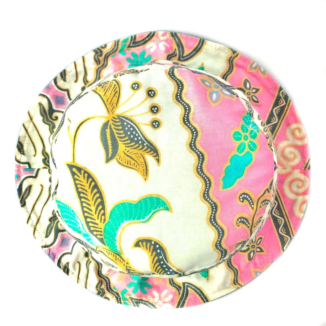 Pink N' Proper:Batik Bucket Hat in Baby Pink