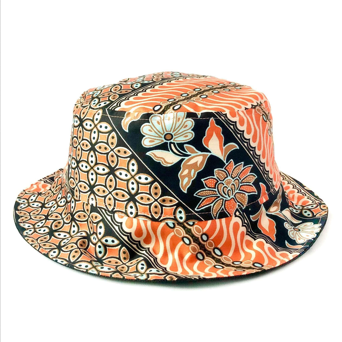 Pink N' Proper:Batik Bucket Hat in Orange
