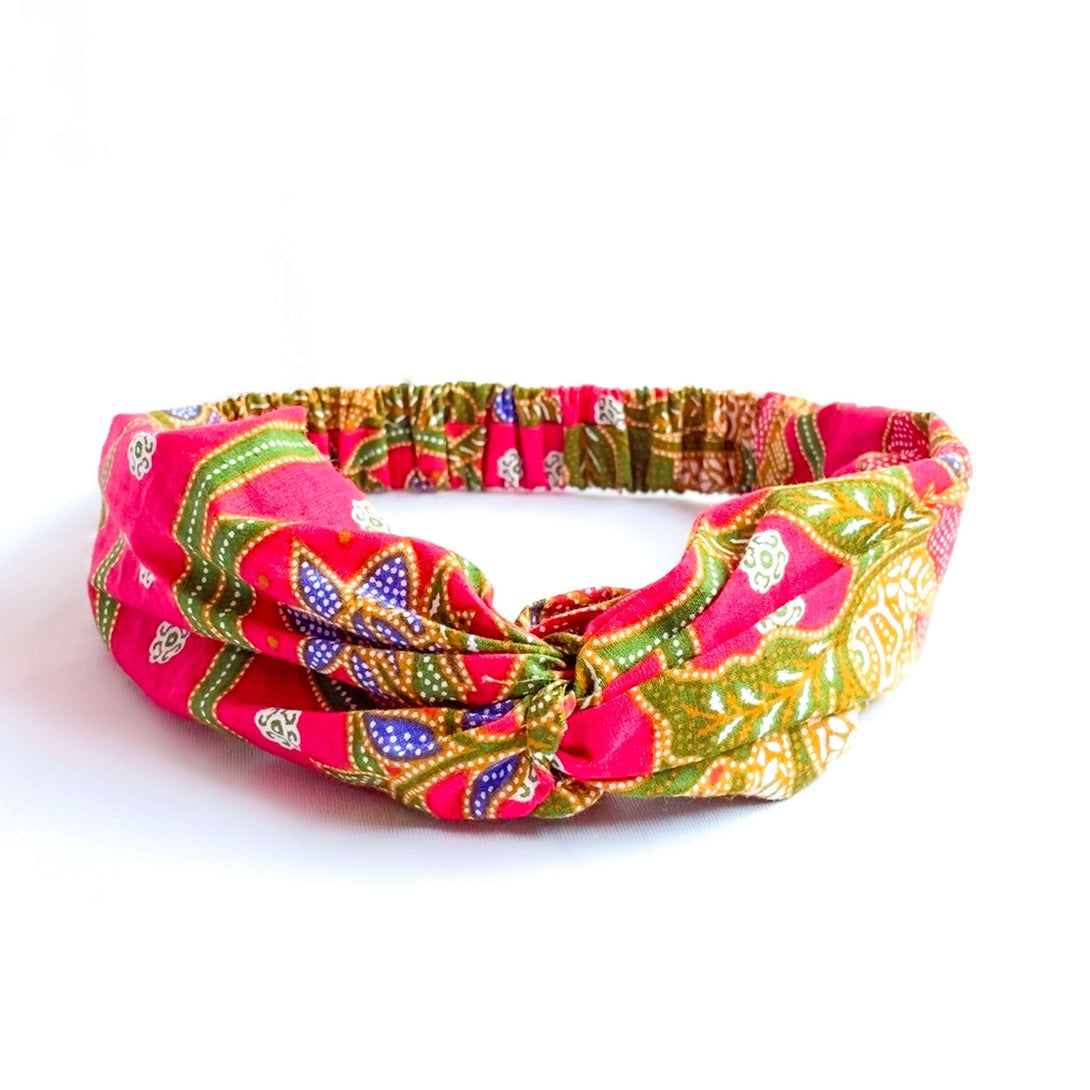 Pink N' Proper:Batik Headband in Fuchsia