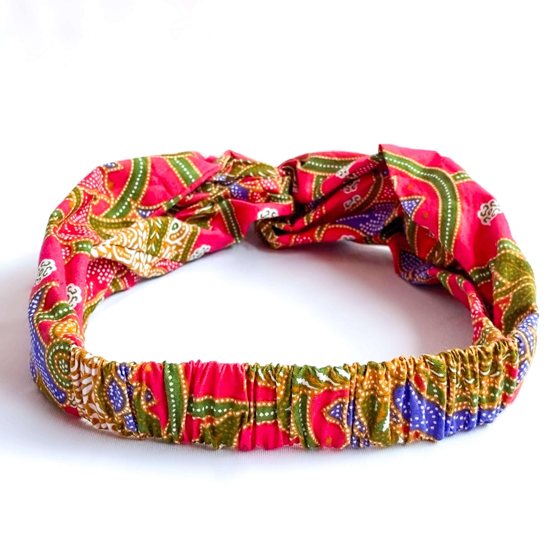 Pink N' Proper:Batik Headband in Fuchsia