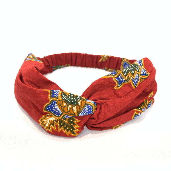 Pink N' Proper:Batik Headband in Maroon