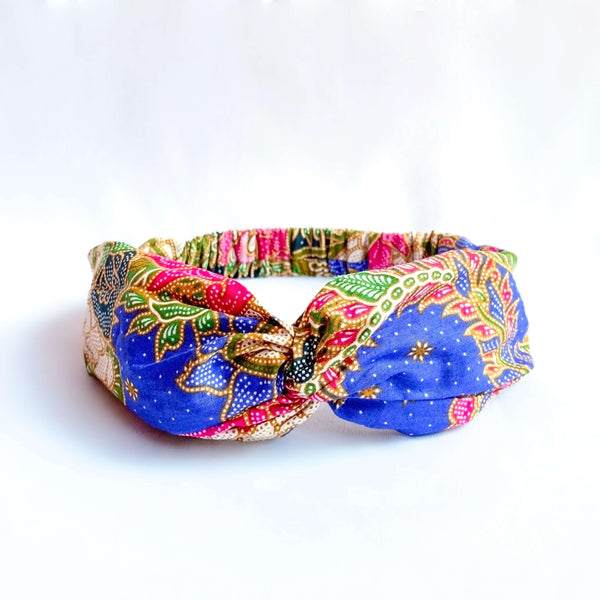 Pink N' Proper:Batik Headband in Purple
