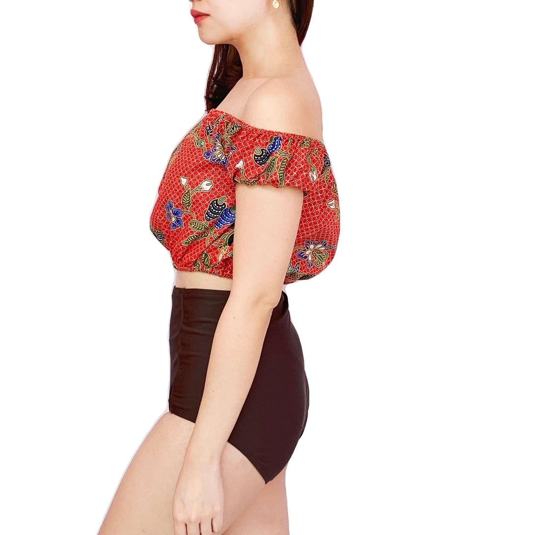 Pink N' Proper:Batik Millie Top in Red