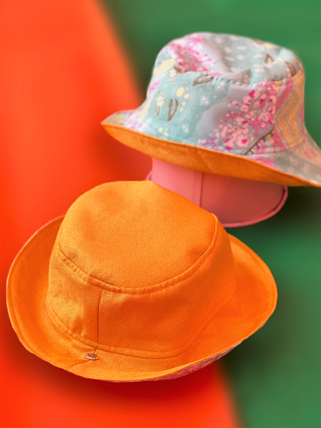 Batik Bucket Hat in Turquoise - Pink N' Proper