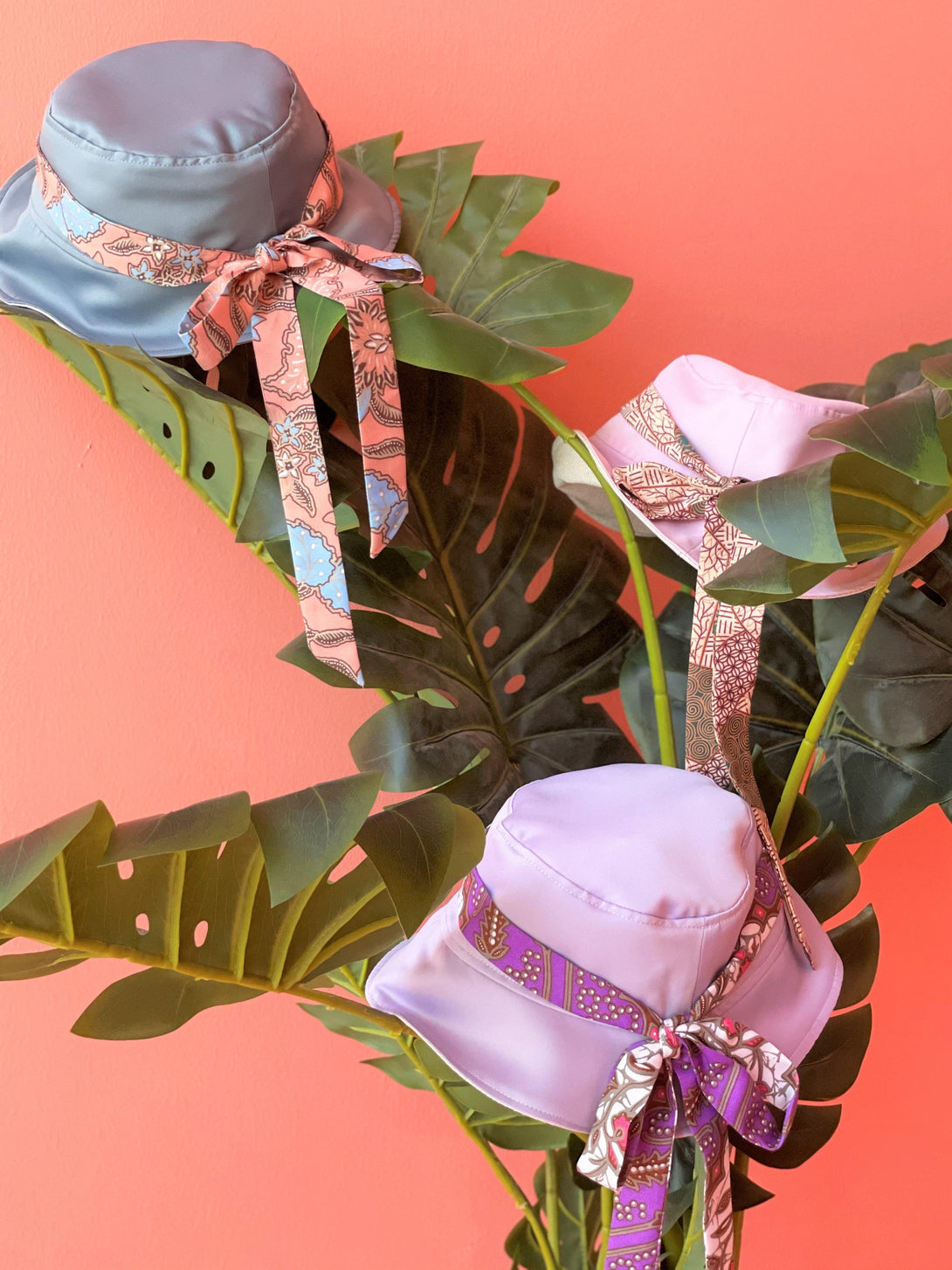 Satin Bucket Hat in Lilac - Pink N' Proper