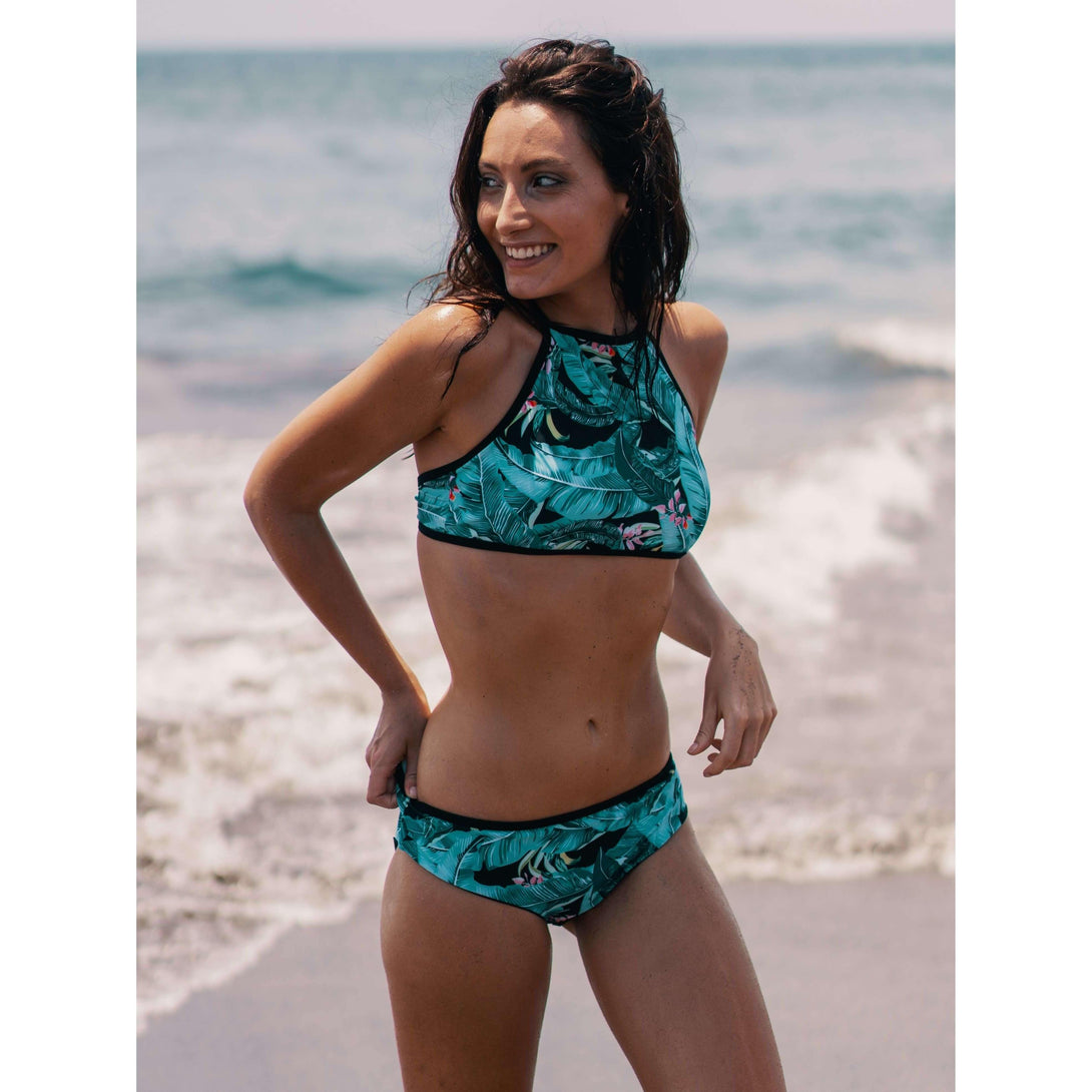 Pink N' Proper:Kamalei Tropical Halter Bikini Set
