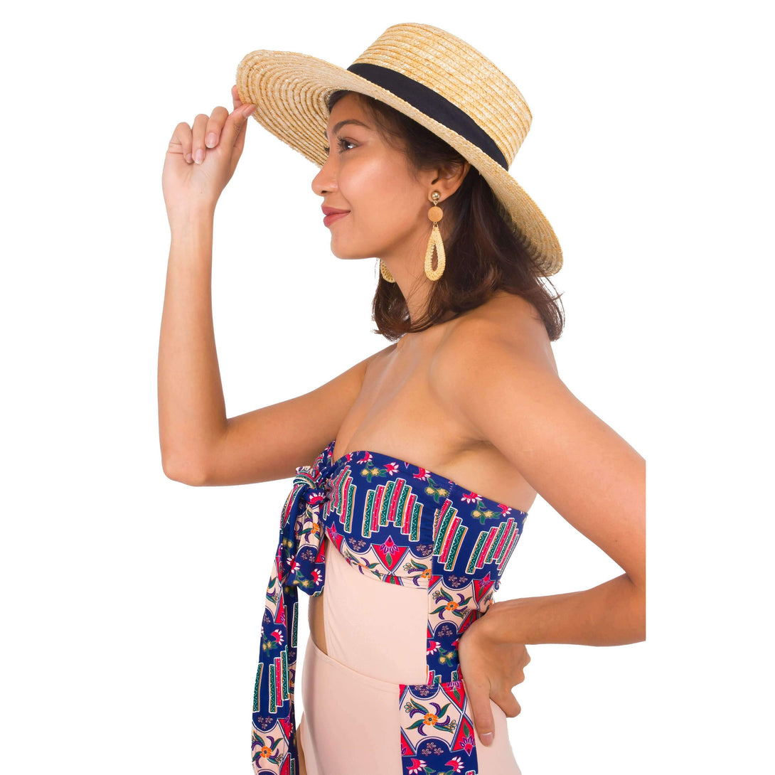 Pink N' Proper:Boater Hat