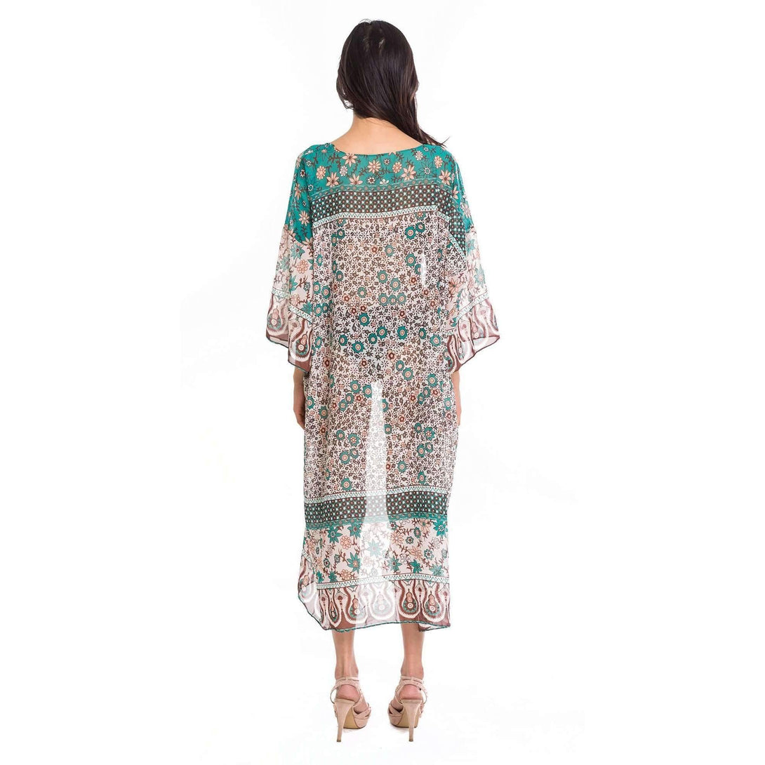 Pink N' Proper:Calaeno Long Kimono Green