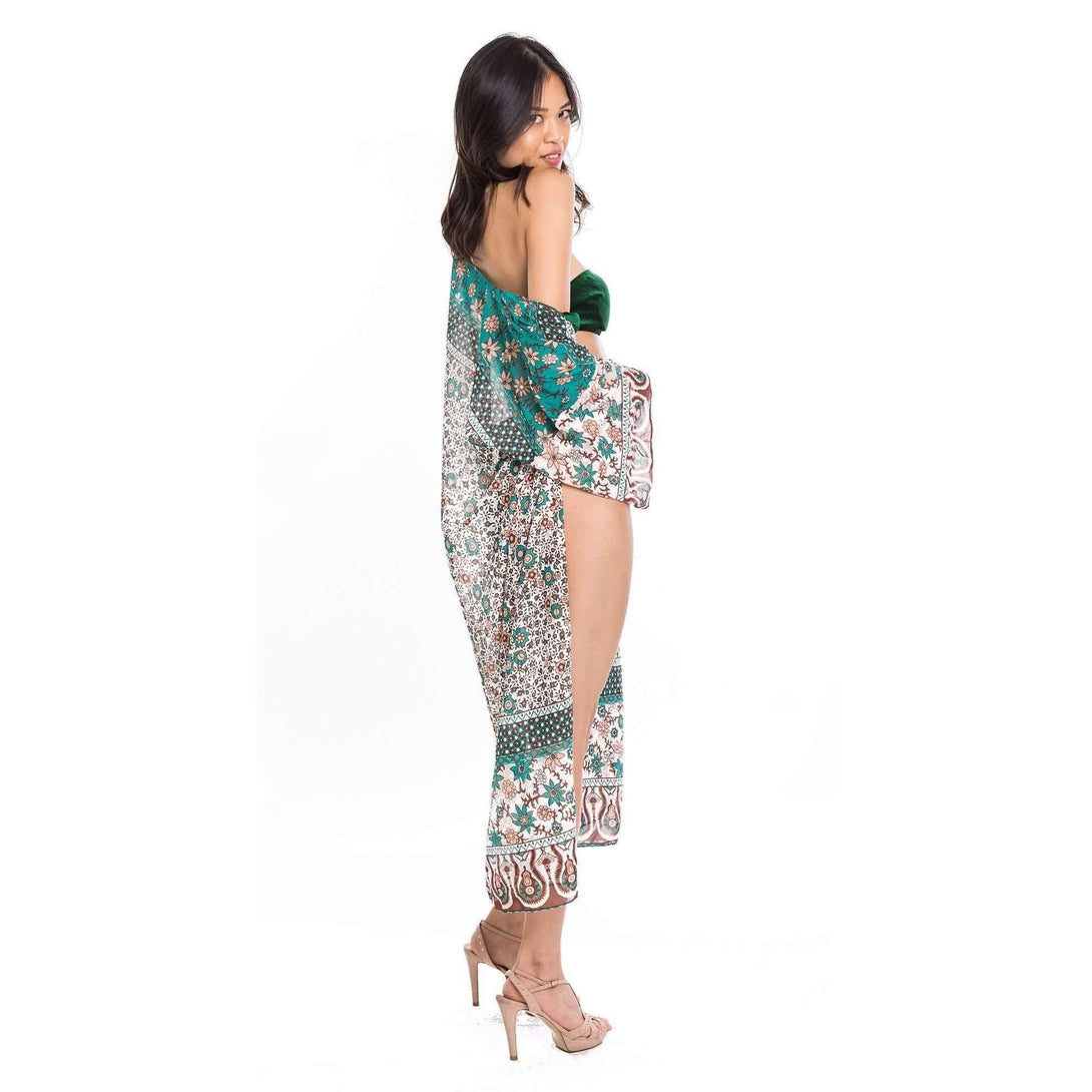 Pink N' Proper:Calaeno Long Kimono Green