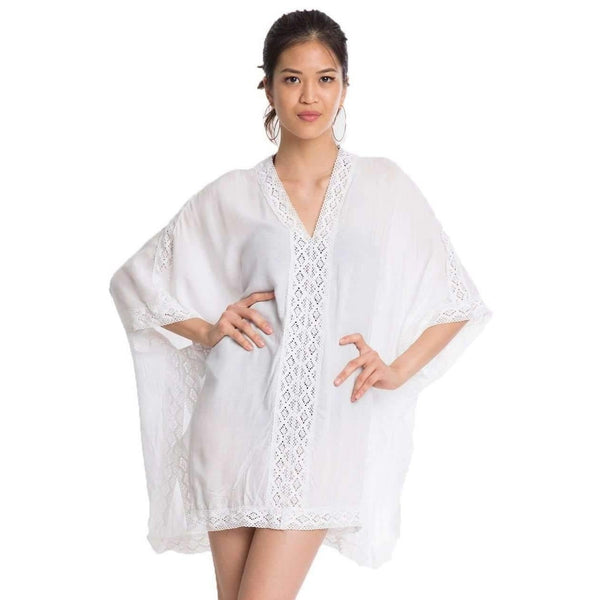 Pink N' Proper:Magdala Crochet Hem Kaftan