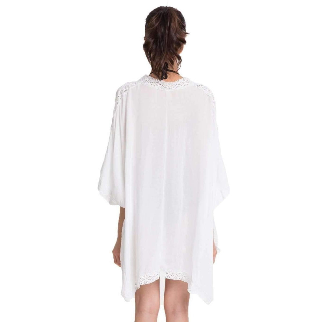 Pink N' Proper:Magdala Crochet Hem Kaftan