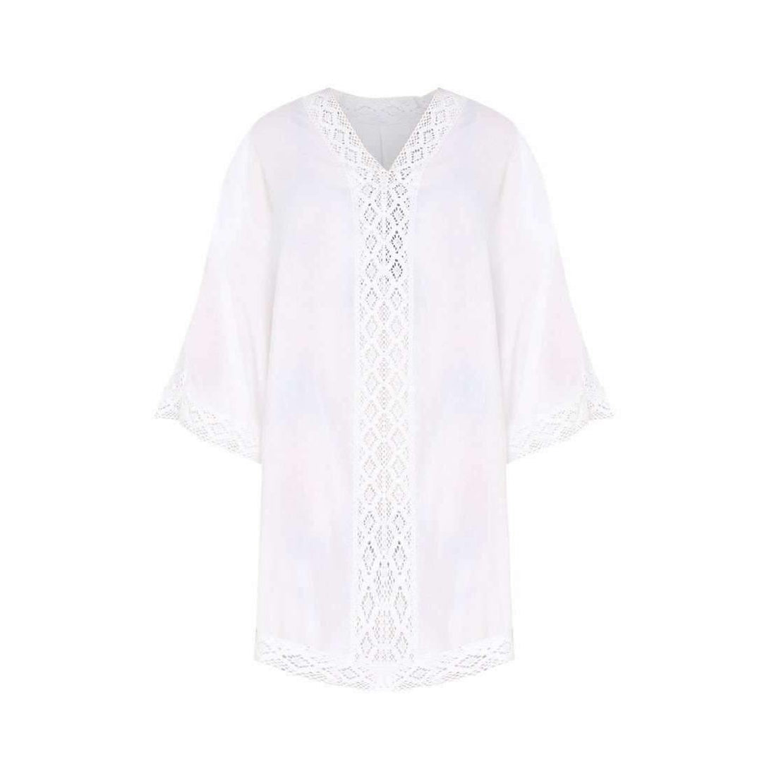 Pink N' Proper:Magdala Crochet Hem Kaftan