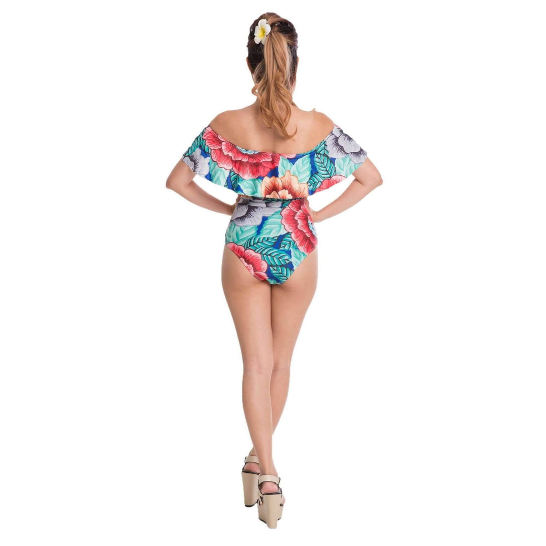 Pink N' Proper:Waldorf Bardot Off-Shoulder Swimsuit