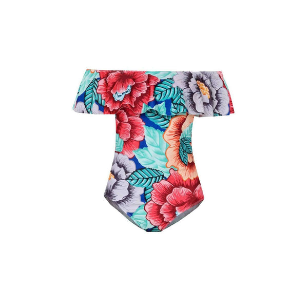 Pink N' Proper:Waldorf Bardot Off-Shoulder Swimsuit