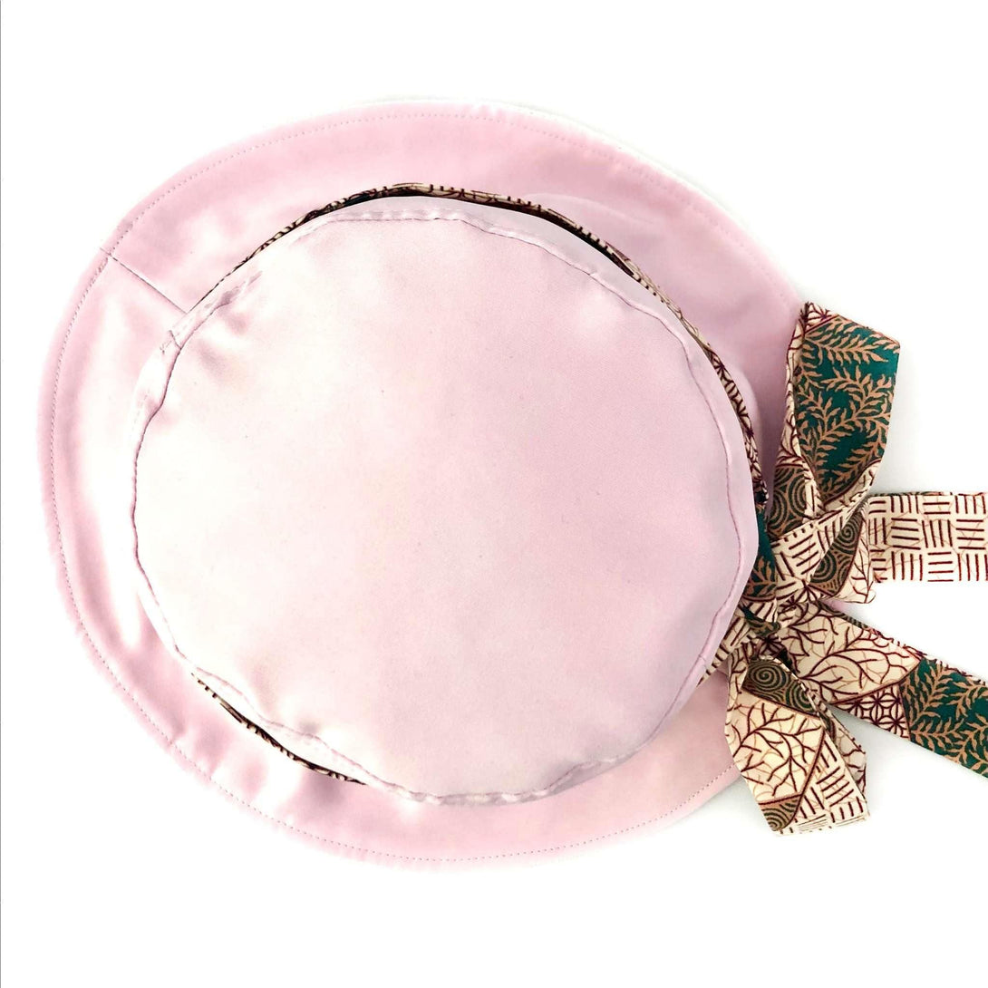 Pink N' Proper:Satin Bucket Hat in Light Pink