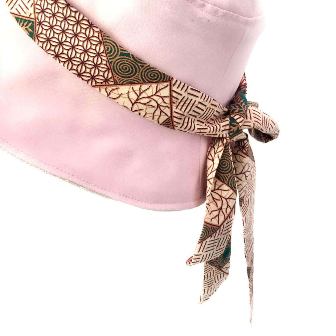 Pink N' Proper:Satin Bucket Hat in Light Pink